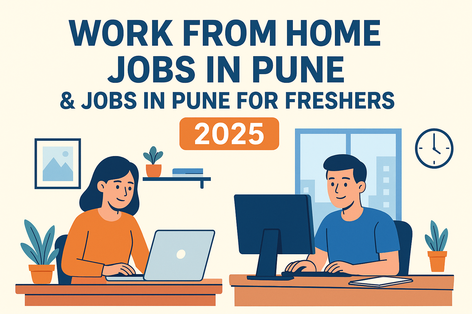 Work from Home Jobs in Pune & Jobs in Pune for Freshers
